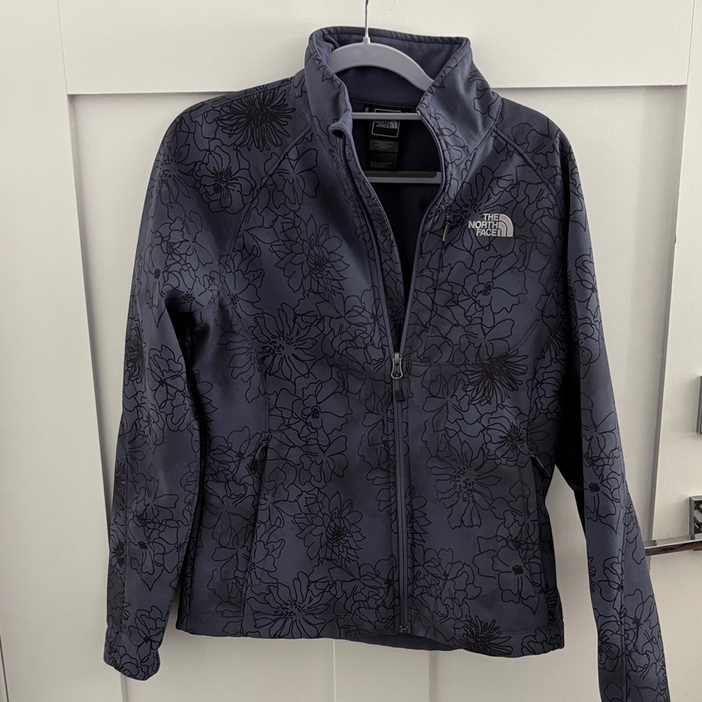 The North Face Women's Floral Ski Jacket - Charcoal Black